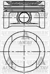 Volkswagen Bora Piston Segman 1997-2003 Segmanlı Golf4 OEM 050107065D